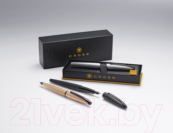 Изображение товара Ручка-роллер имиджевая Cross ATX Brushed Black PVD / 885-41 (черный)