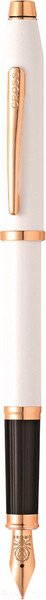 Изображение товара Ручка перьевая имиджевая Cross Century II Pearlescent White Lacquer / AT0086-113MF (жемчужный белый)
