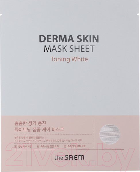 Изображение товара Маска для лица тканевая The Saem Derma Skin Mask Sheet Toning White