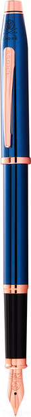 Изображение товара Ручка перьевая имиджевая Cross Century II Translucent Cobalt Blue Lacquer / AT0086-138MF (синий)