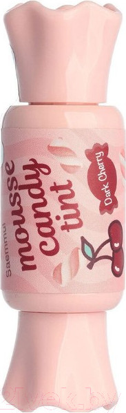 Изображение товара Тинт для губ The Saem Saemmul Mousse Candy Tint 07 Dark Cherry Mousse (8г)
