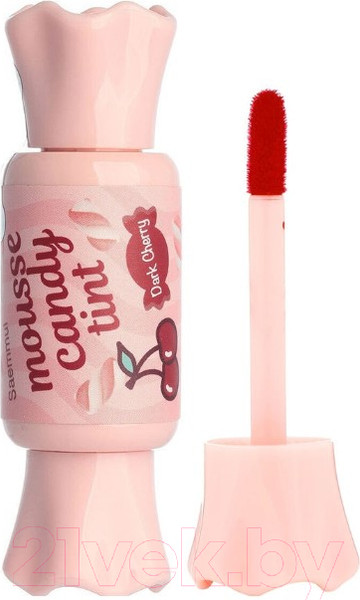 Изображение товара Тинт для губ The Saem Saemmul Mousse Candy Tint 07 Dark Cherry Mousse (8г)