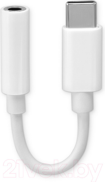 Изображение товара Кабель/переходник Buro BHP TPC-JCK Jack 3.5 (f)-USB Type-C (m) (белый)