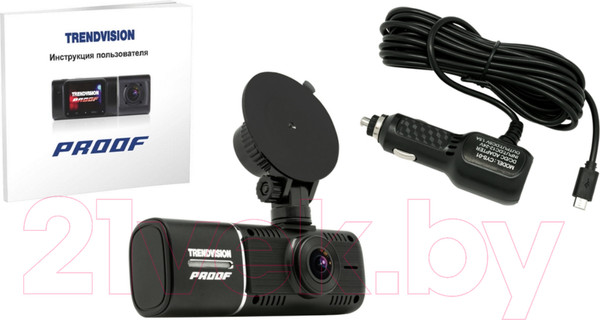 Изображение товара Автомобильный видеорегистратор TrendVision Proof Pro (черный)