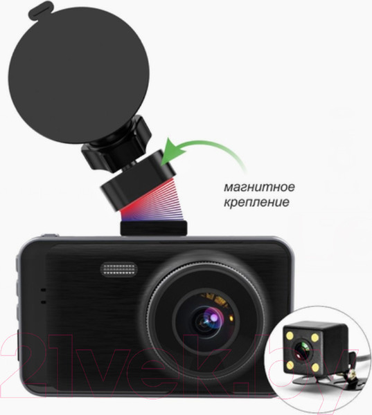 Изображение товара Автомобильный видеорегистратор TrendVision Winner (черный)