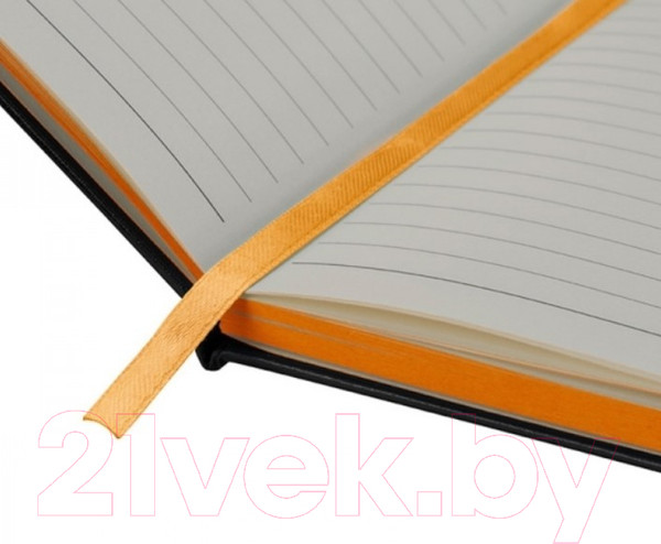 Изображение товара Блокнот Easy Gifts Cuxhaven / 037910 (80л, черный/оранжевый)