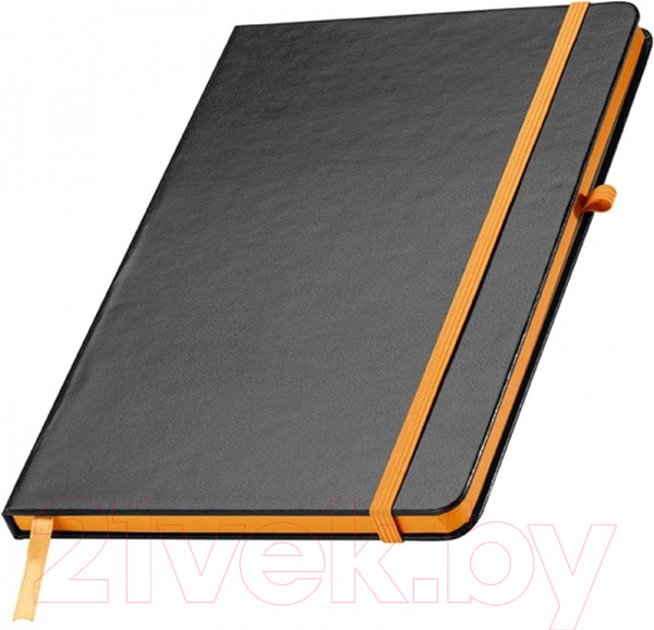 Изображение товара Блокнот Easy Gifts Cuxhaven / 037910 (80л, черный/оранжевый)