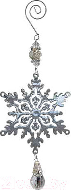 Изображение товара Елочная игрушка Волшебная страна Снежинка / R100951 (серебристый)