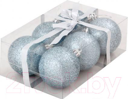 Изображение товара Набор шаров новогодних Волшебная страна PB6-6B-LB / R001475 (6шт)