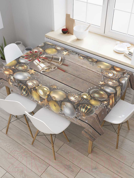 Изображение товара Скатерть JoyArty Круг для праздника / tc_5533 (180x145)