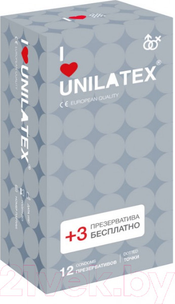 Изображение товара Презервативы Unilatex Dotted №12