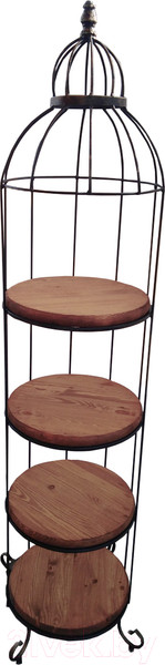 Изображение товара Стеллаж Грифонсервис Клетка СН13 (черный орех)