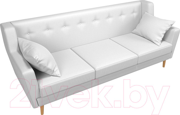 Изображение товара Диван Лига Диванов Брайтон 291 3-х местный / 109168 (экокожа, белый)