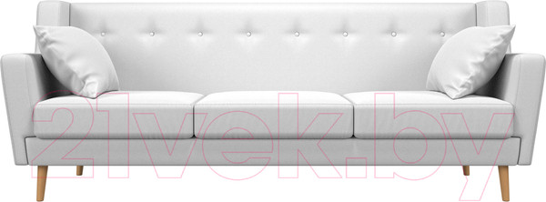 Изображение товара Диван Лига Диванов Брайтон 291 3-х местный / 109168 (экокожа, белый)
