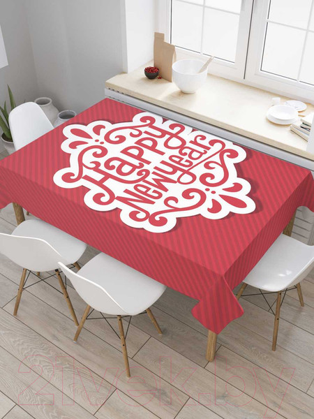 Изображение товара Скатерть JoyArty Новогодний стиль / tc_11336928 (180x145)