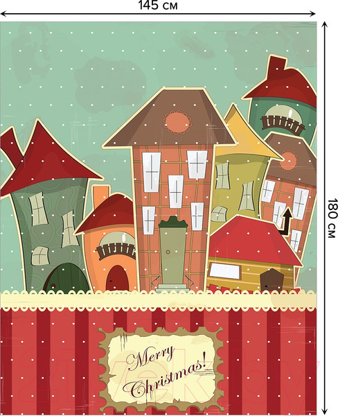 Изображение товара Скатерть JoyArty Праздник приходит / tc_11321517 (180x145)