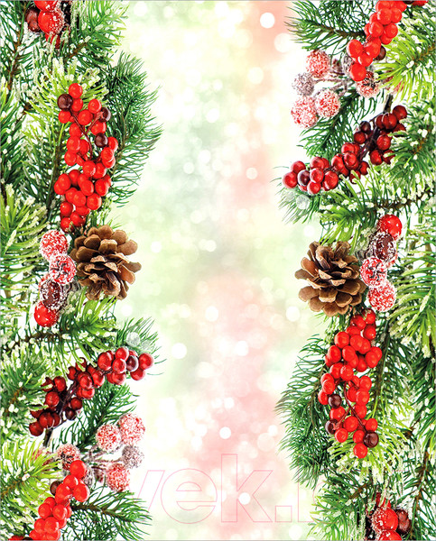 Изображение товара Скатерть JoyArty Украшенные елки / tc_37068 (180x145)