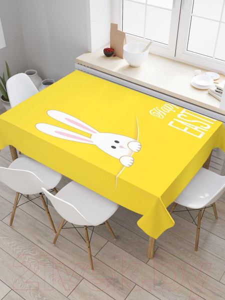 Изображение товара Скатерть JoyArty Пасхальный кролик / tc_17404 (180x145)