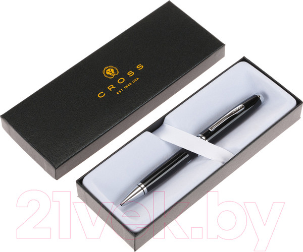 Изображение товара Ручка шариковая имиджевая Cross Coventry Black Lacquer / AT0662-6 (черный)