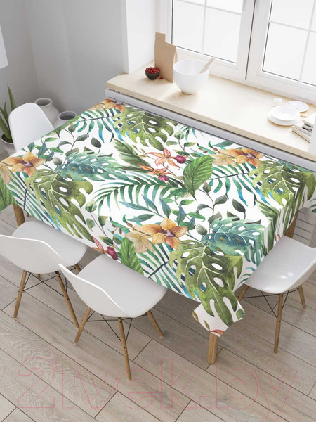 Изображение товара Скатерть JoyArty Зеленый папортник / tcox_36047 (120x145)