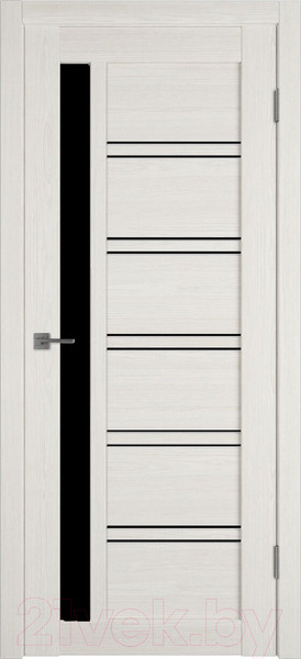 Изображение товара Дверь межкомнатная Atum Pro Х38 80х200 (Artic Oak/Black Gloss)
