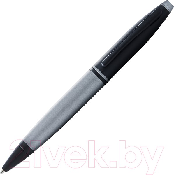 Изображение товара Ручка шариковая имиджевая Cross Calais Matte Gray and Black Lacquer / AT0112-26 (серый/черный)