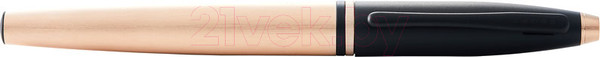 Изображение товара Ручка-роллер имиджевая Cross Calais Brushed Rose Gold Plate and Black Lacquer / AT0115-27 (розовое золото/черный)