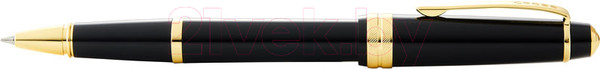 Изображение товара Ручка-роллер имиджевая Cross Bailey Light Polished Black Resin and Gold Tone / AT0745-9 (черный)