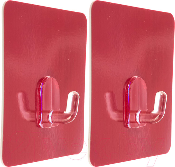 Изображение товара Набор крючков Сила Силиконовые Б0002523 (2шт, красный металлик)