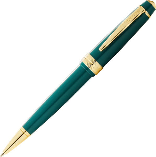 Изображение товара Ручка шариковая имиджевая Cross Light Polished Green Resin and Gold Tone / AT0742-12 (зеленый)