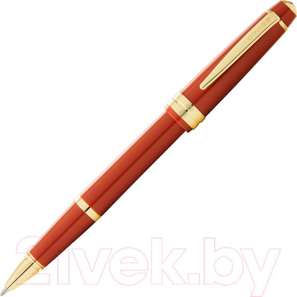 Изображение товара Ручка-роллер имиджевая Cross Bailey Light Polished Amber Resin and Gold Tone / AT0745-13 (янтарый)