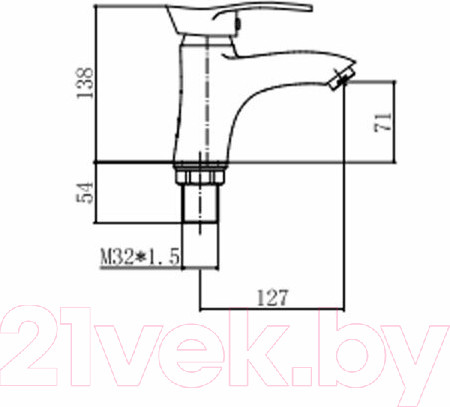 Изображение товара Смеситель Fashun A1001