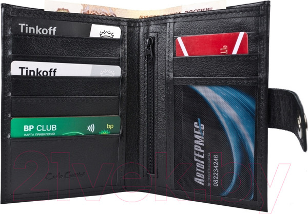 Изображение товара Портмоне Carlo Gattini Classico Coste 7416-01 (черный)