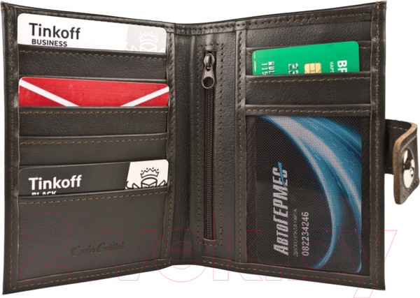 Изображение товара Портмоне Carlo Gattini Classico Coste 7416-04 (Темно-коричневый)