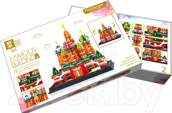 Изображение товара Конструктор Zhe Gao Creator-Classic Собор Василия Блаженного / QL0961