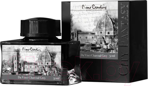 Изображение товара Чернила для перьевой ручки Pierre Cardin City Fantasy / PC332-L9 (50мл, серый Да Винчи)