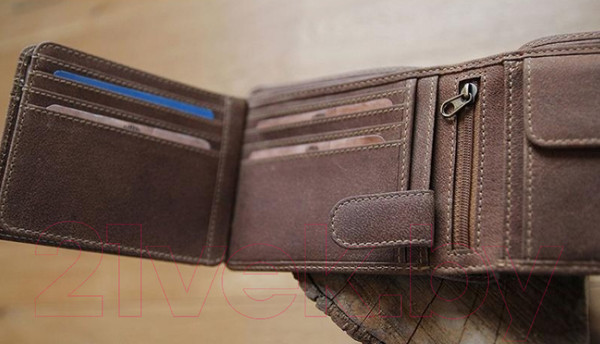 Изображение товара Портмоне Klondike 1896 Rob / KD1011-02 (коричневый)