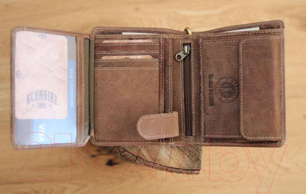 Изображение товара Портмоне Klondike 1896 Wayne Bear / KD1019-02 (коричневый)