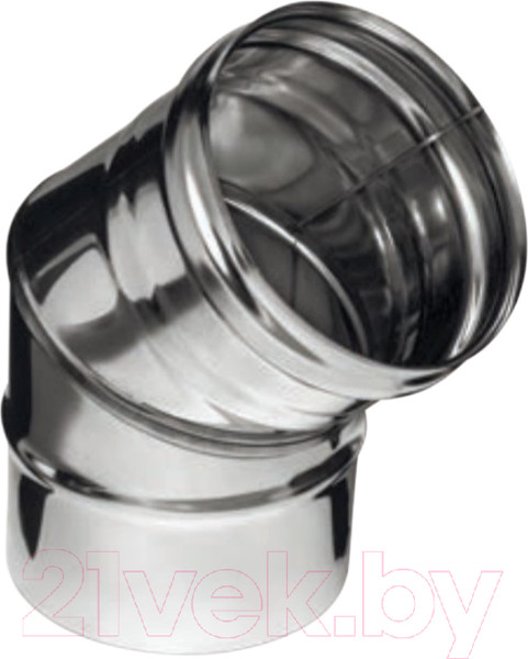 Изображение товара Поворот дымохода Ferrum Ф110 / f2302 (угол 135°, 430/0.5 мм)