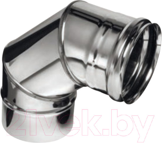 Изображение товара Поворот для труб Ferrum Ф120 / f2419 (угол 90°, 430/0.8мм)