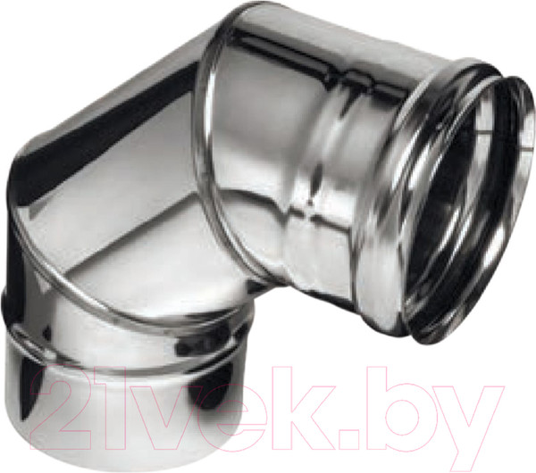 Изображение товара Поворот дымохода Ferrum Ф200 / f2424 (угол 90°, 430/0.8мм)