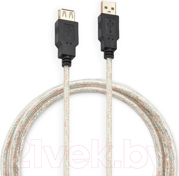 Изображение товара Удлинитель кабеля Buro USB2.0-AM-AF-S USB A(m) USB A(f) (1.8м)