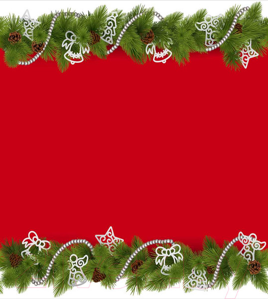 Изображение товара Скатерть JoyArty Елочная гирлянда / tcox_37033 (120x145)