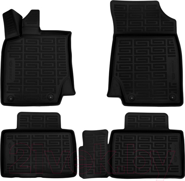 Изображение товара Комплект ковриков для авто ELEMENT TI.75.ATL.3D.2017 для Geely Atlas (4шт)