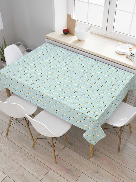 Изображение товара Скатерть JoyArty Нашествие снеговиков / tcox_78061 (120x145)