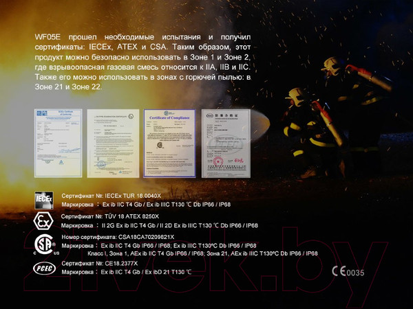 Изображение товара Фонарь Fenix Light WF05E