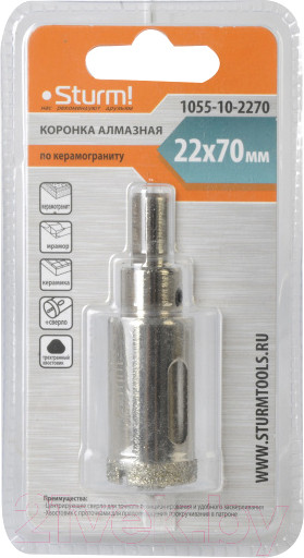 Изображение товара Коронка Sturm! 1055-10-2270