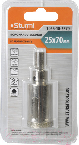 Изображение товара Коронка Sturm! 1055-10-2570
