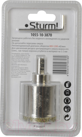 Изображение товара Коронка Sturm! 1055-10-3870