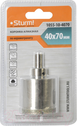 Изображение товара Коронка Sturm! 1055-10-4070